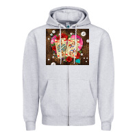 Heather Grey playing cards and pearls Zipper Hoodie - AdoDesignShop