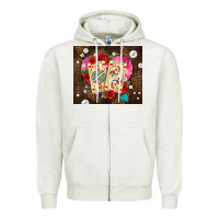 Oatmeal Heather playing cards and pearls Zipper Hoodie - AdoDesignShop