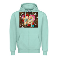 Seafoam playing cards and pearls Zipper Hoodie - AdoDesignShop