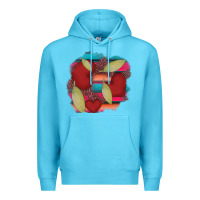 Heart And Serape Patches Premium Hoodie | Teevron