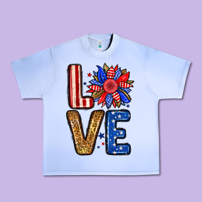 Love Sunflower Urban Heavy Tee Designed By Neo Western