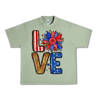 Oil Green Love sunflower Urban Heavy Tee - Neo Western