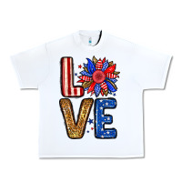 White Love sunflower Urban Heavy Tee - Neo Western
