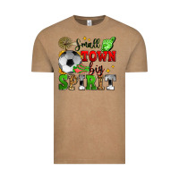 Small Town Big Spirit Soccer Vintage Tee | Teevron
