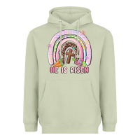 Matcha he is risen easter rainbow Heavyweight Hoodie - MaliasSmallBusiness
