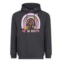 Smoke he is risen easter rainbow Heavyweight Hoodie - MaliasSmallBusiness