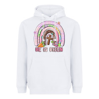 White he is risen easter rainbow Heavyweight Hoodie - MaliasSmallBusiness