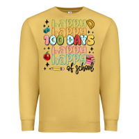 Antique Gold 100 days of school Premium Sweatshirt - MaliasSmallBusiness