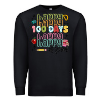Black 100 days of school Premium Sweatshirt - MaliasSmallBusiness