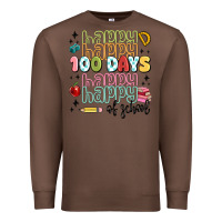 Chestnut 100 days of school Premium Sweatshirt - MaliasSmallBusiness
