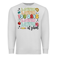 Dove Grey 100 days of school Premium Sweatshirt - MaliasSmallBusiness
