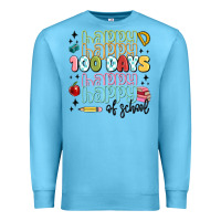 Ocean Blue 100 days of school Premium Sweatshirt - MaliasSmallBusiness