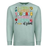 Seafoam 100 days of school Premium Sweatshirt - MaliasSmallBusiness