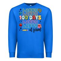 True Royal 100 days of school Premium Sweatshirt - MaliasSmallBusiness