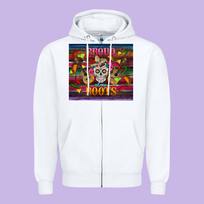 Proud Of My Roots Tumbler Zipper Hoodie Designed By Bundleandbundleshop