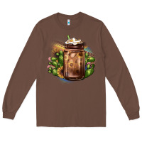 Chestnut sunflower coffee cup cactus Long Sleeve Tee - JahusDesignShop