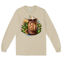 Mushroom sunflower coffee cup cactus Long Sleeve Tee - JahusDesignShop