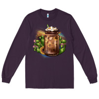 Plum sunflower coffee cup cactus Long Sleeve Tee - JahusDesignShop