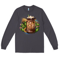 Smoke sunflower coffee cup cactus Long Sleeve Tee - JahusDesignShop