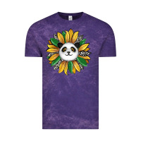 Cloud Purple panda sunflower Vintage Tee - RanaPortraitStore
