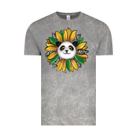 Cloud Rock panda sunflower Vintage Tee - RanaPortraitStore