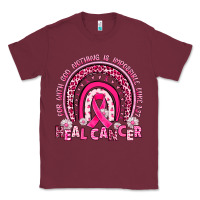 Burgundy heal cancer rainbow Classic Tee - JahusDesignShop