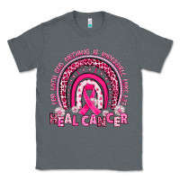 Charcoal Heather heal cancer rainbow Classic Tee - JahusDesignShop