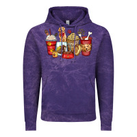 Cloud Purple golden retriever coffee cups Vintage Hoodie - Zillion Design Studio