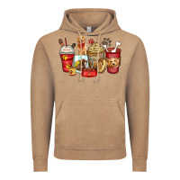 Vintage Coffee golden retriever coffee cups Vintage Hoodie - Zillion Design Studio
