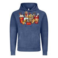 Vintage Denim golden retriever coffee cups Vintage Hoodie - Zillion Design Studio