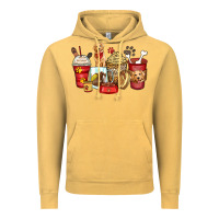 Vintage Mustard golden retriever coffee cups Vintage Hoodie - Zillion Design Studio