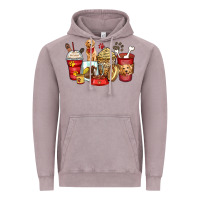 Vintage Zinc golden retriever coffee cups Vintage Hoodie - Zillion Design Studio