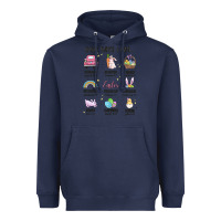 Navy christian easter Heavyweight Hoodie - MaliasSmallBusiness