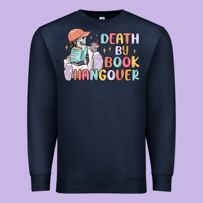 Death By Book Hangover Premium Sweatshirt Designed By Maliassmallbusiness
