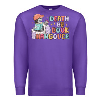 Purple death by book hangover Premium Sweatshirt - MaliasSmallBusiness