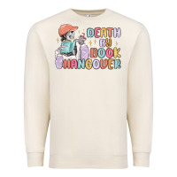 Sandshell death by book hangover Premium Sweatshirt - MaliasSmallBusiness