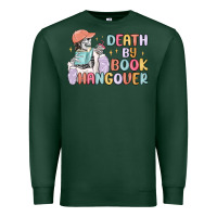 Sports Green death by book hangover Premium Sweatshirt - MaliasSmallBusiness