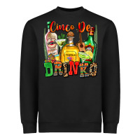 Black cinco de drinko Heavyweight Sweatshirt - Zillion Design Studio