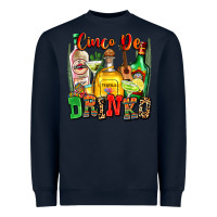 Navy cinco de drinko Heavyweight Sweatshirt - Zillion Design Studio