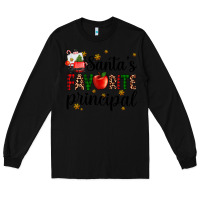 Black santa's favorite principal Long Sleeve Tee - AdoDesignShop