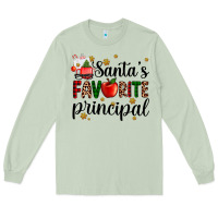 Matcha santa's favorite principal Long Sleeve Tee - AdoDesignShop