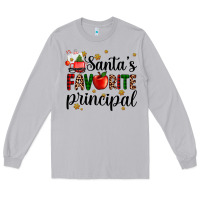 Moon Dust santa's favorite principal Long Sleeve Tee - AdoDesignShop