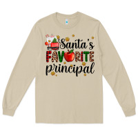 Mushroom santa's favorite principal Long Sleeve Tee - AdoDesignShop