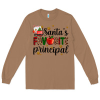 Toasted Coconut santa's favorite principal Long Sleeve Tee - AdoDesignShop