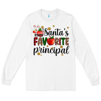White santa's favorite principal Long Sleeve Tee - AdoDesignShop