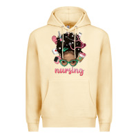 Pina Colada Afro Messy Bun Nursing Bbs Premium Hoodie - BundleAndBundleShop