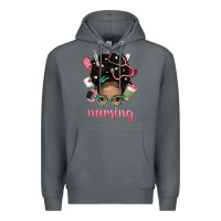 Rock Afro Messy Bun Nursing Bbs Premium Hoodie - BundleAndBundleShop