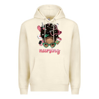 Sandshell Afro Messy Bun Nursing Bbs Premium Hoodie - BundleAndBundleShop