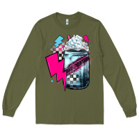 Army Green racing coffee Long Sleeve Tee - JahusDesignShop