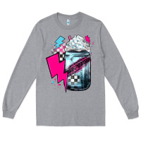 Heather Grey racing coffee Long Sleeve Tee - JahusDesignShop